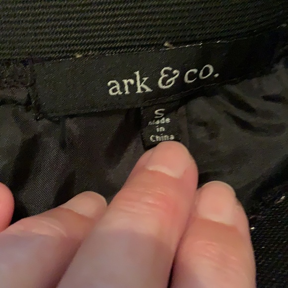 6. Ark & Co Skirt in Black and Gold - Picture 7 of 8